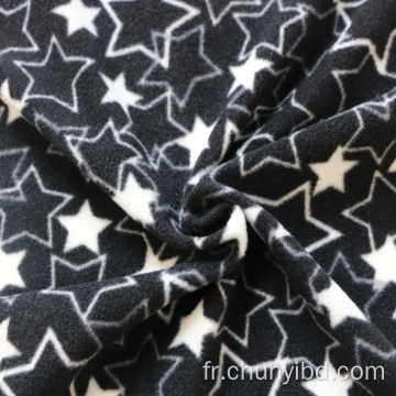 Vente à chaud Dernest Designs Star Pattern Fashion imprimé en polaire Tissu en molleton